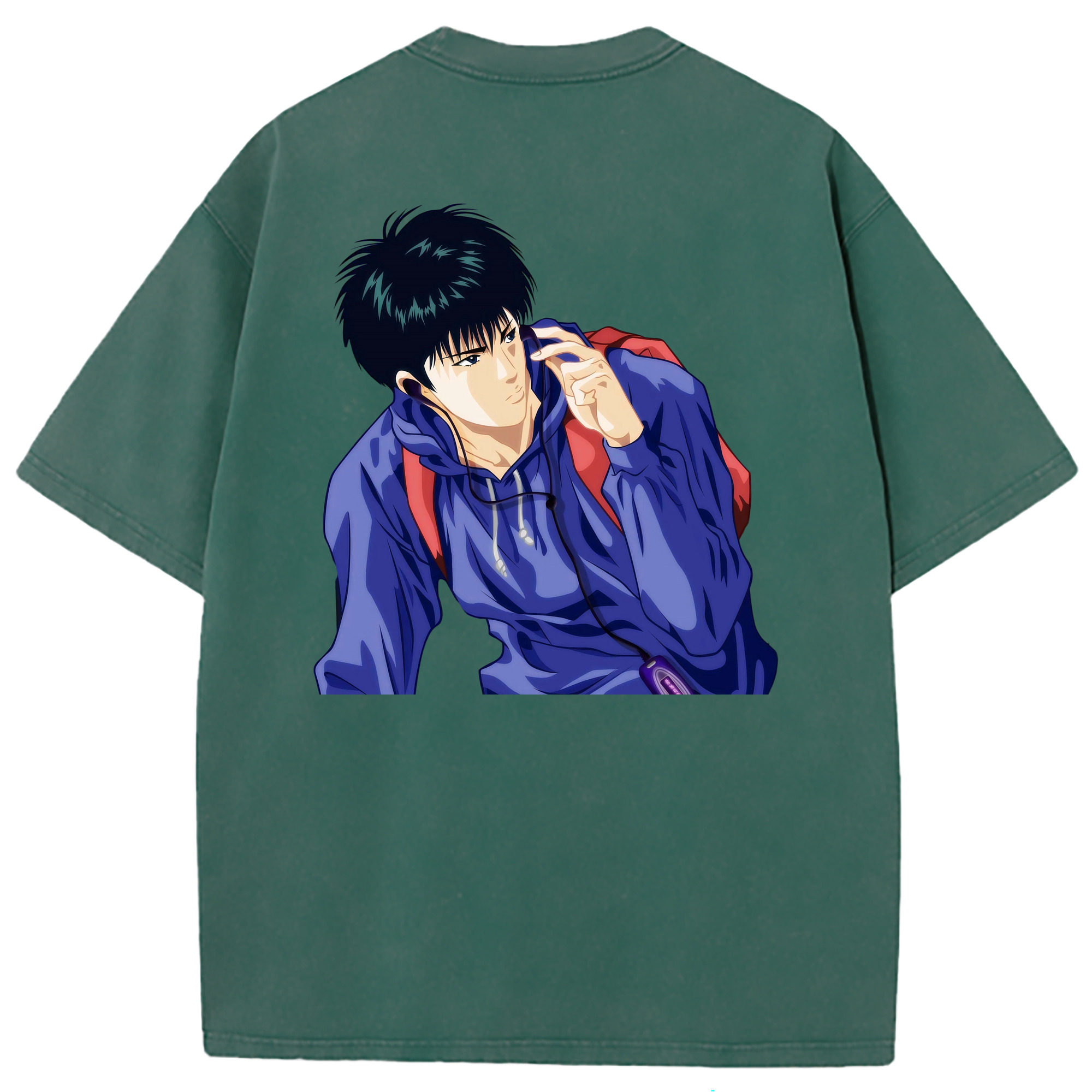 （画像用） SLAM DUNK／スラムダンク 綿100% ヴィンテージ風 半袖Tシャツ（背面プリント）